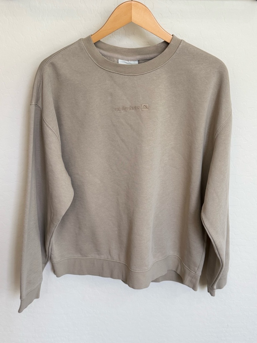 Quiksilver Crewneck Sweater in Taupe